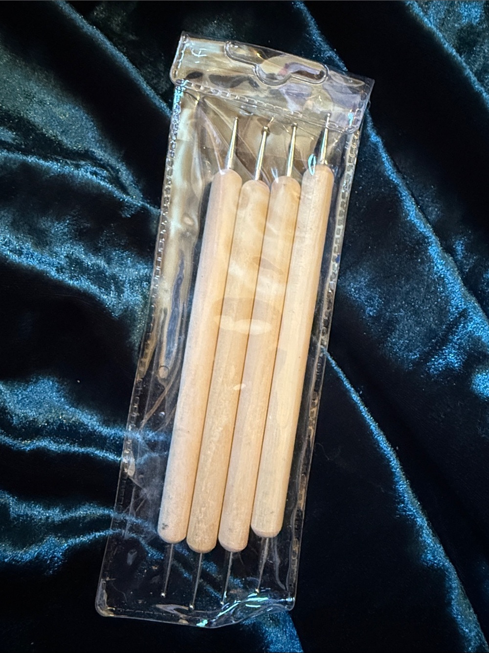 Wood Handle Craft Loop Tools - Natural Clay